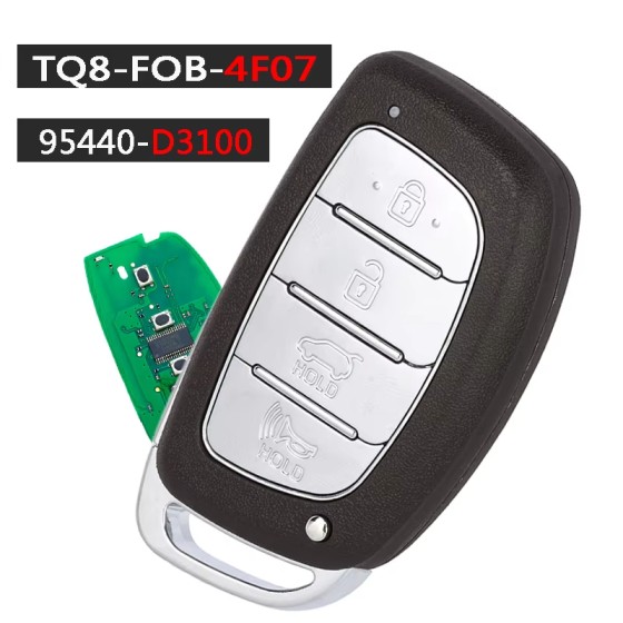 2016-2017 Hyundai Tucson / 4-Button 433Mhz 47 Chip Smart Key / PN: 95440-D3100NNA / TQ8-FOB-4F07 (AFTERMARKET)